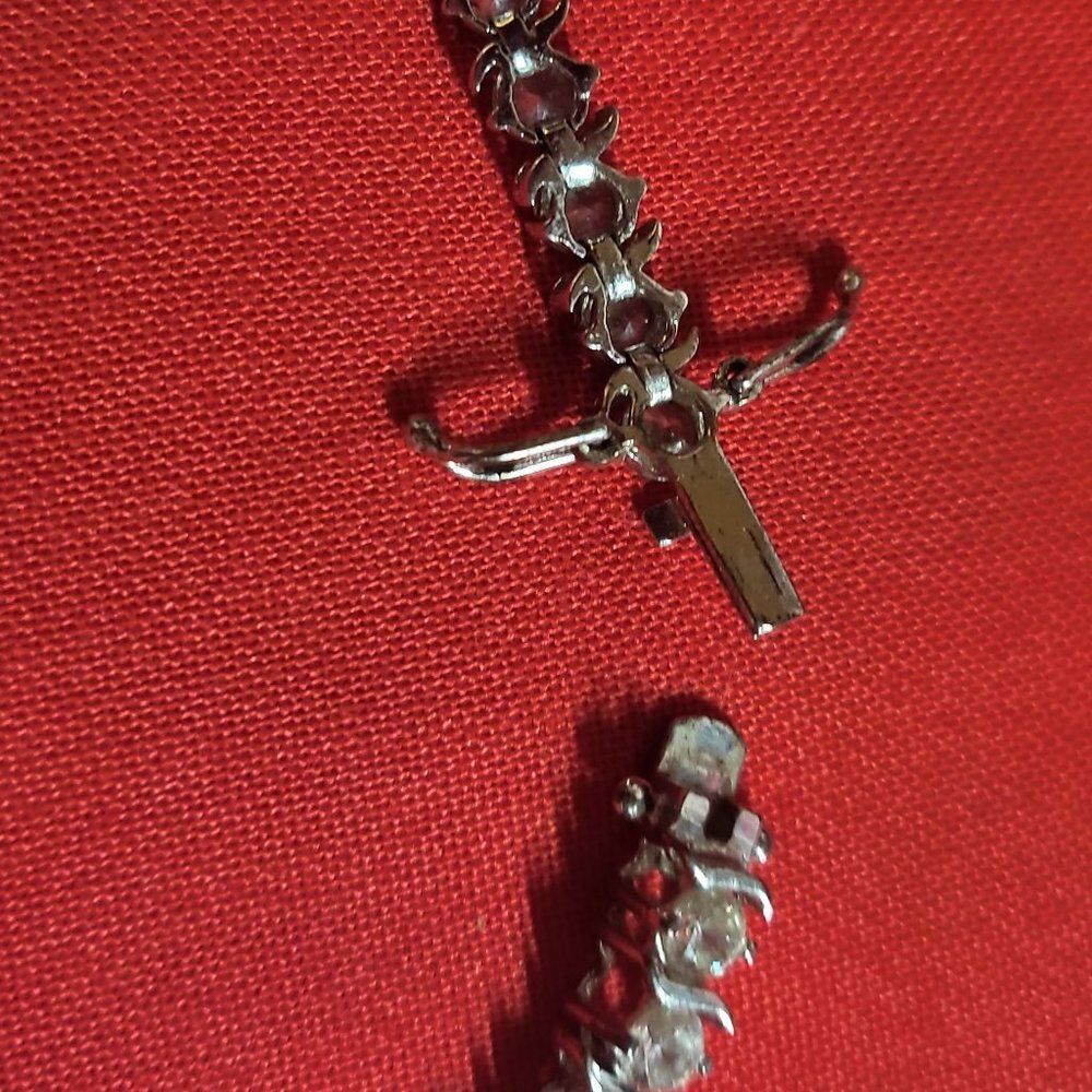 Sterling Silver CZ Tennis Bracelet - Picture 8 of 8